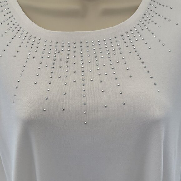 White Studded Top by Bronte & Tallulah - Picture 2 of 2